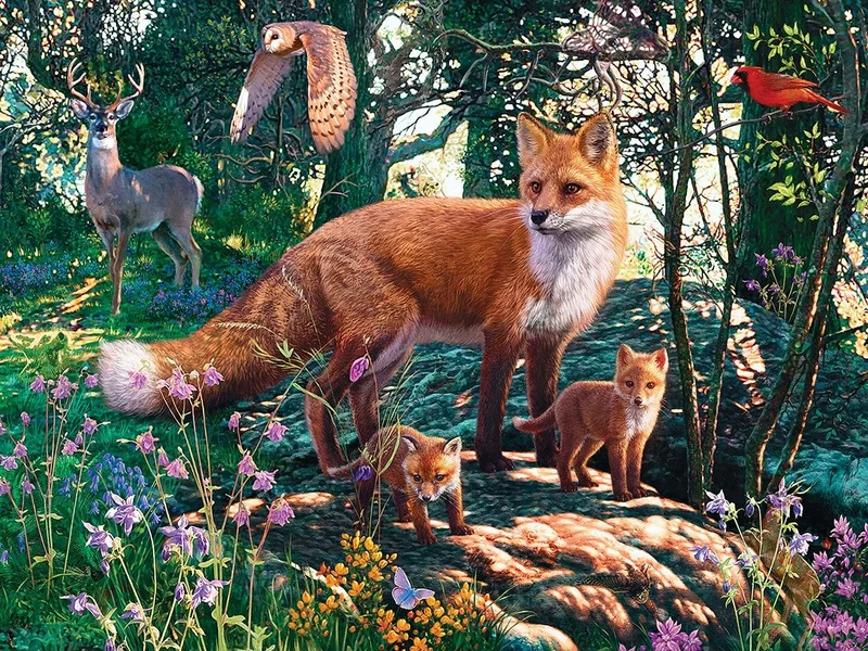 The Woodlands, Steve Read (Glow in the Dark Hidden Images)