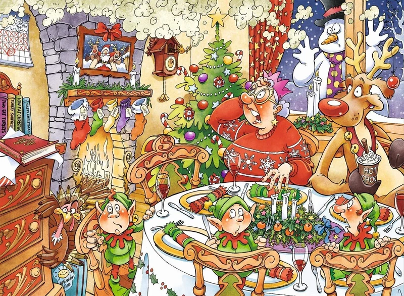 Wasgij? Christmas #13 - Turkey's Delight (2-in-1)