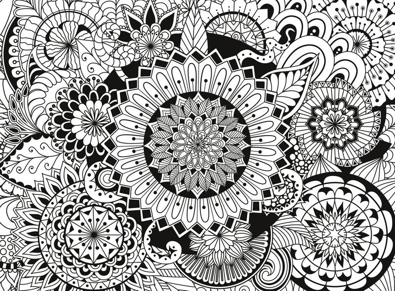 Mandala - 3D Colour Therapy Puzzle (3D Glasses Included)
