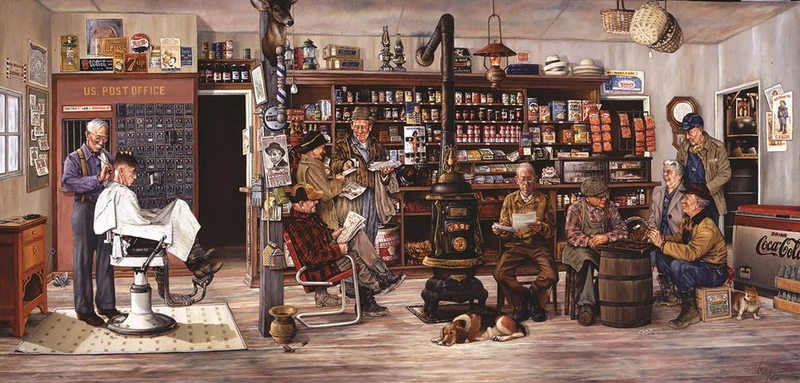 The Mailman, Les Ray (Panoramic Puzzle)