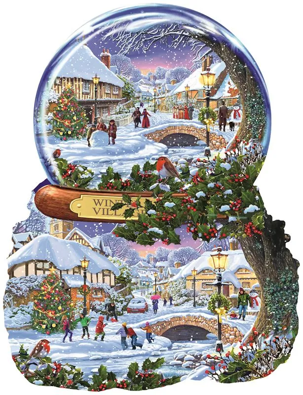 Winter Village, Steve Crisp (Shaped)