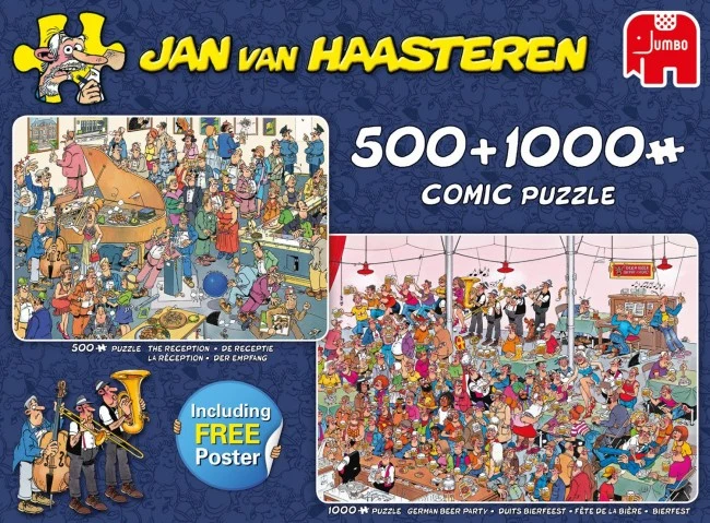 The Reception + German Beer Party, Jan van Haasteren (2-in-1 Multipack)
