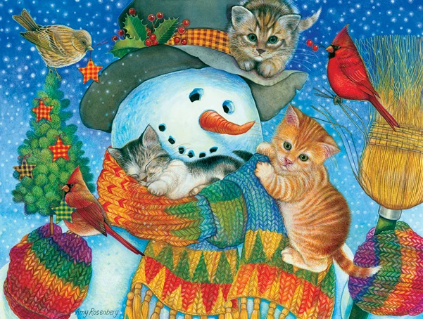 Snowman Cuddles, Amy Rosenberg