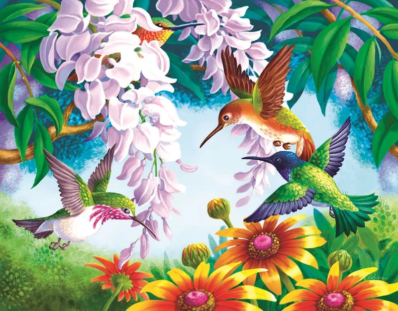 Hummingbird Fly By, Olga Kovaleva