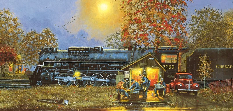 Passing Time, Dave Barnhouse (Panoramic)