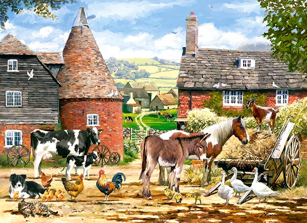 Farmyard, Richard Macneil