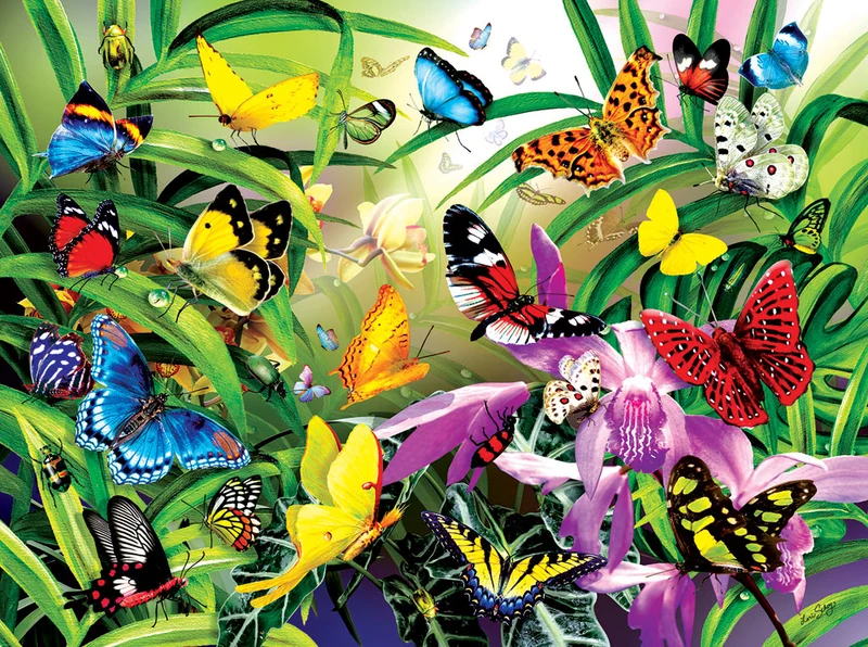 Tropical Butterflies, Lori Schory