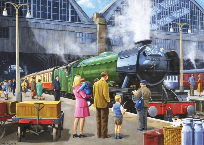 Flying Scotsman at Kings Cross, Kevin Walsh