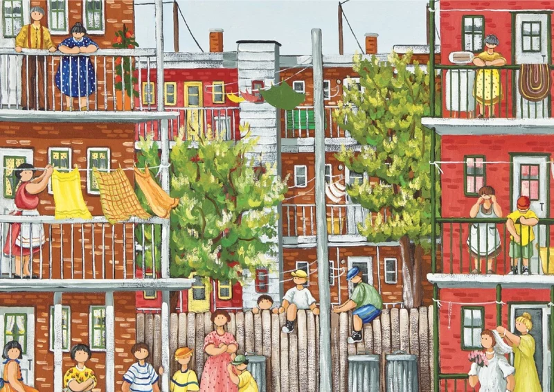 The Neighbor Gets Married (La jolie voisine se marie), Nicole Laporte