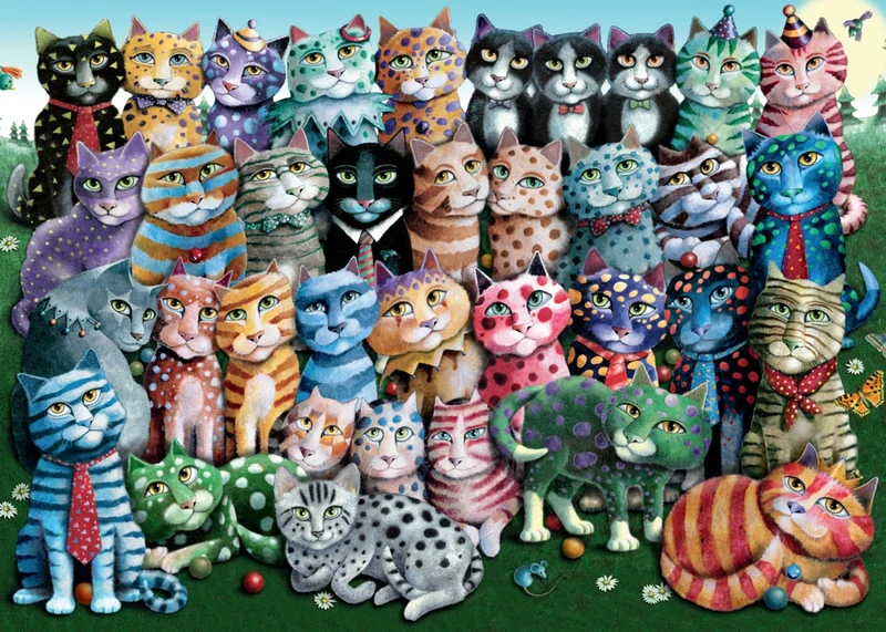Ravensburger Cat Family Reunion, Laura Seeley