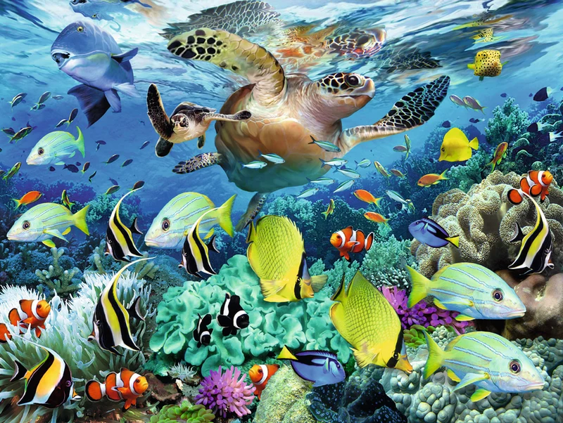 Ravensburger Underwater Paradise, Howard Robinson (150 XXL)