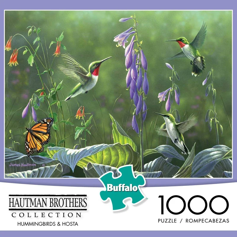 Hummingbirds & Hosta, Hautman Brothers