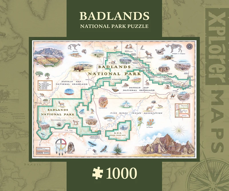 Badlands Map