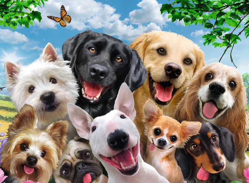 Ravensburger Delighted Dogs, Howard Robinson
