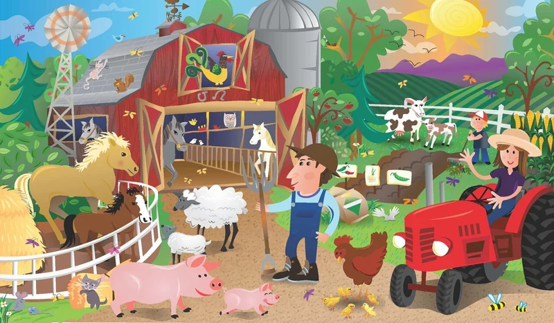 Ravensburger Farm Mania (Floor Puzzle)