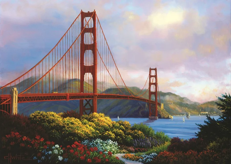 Morning at the Golden Gate, Charles White