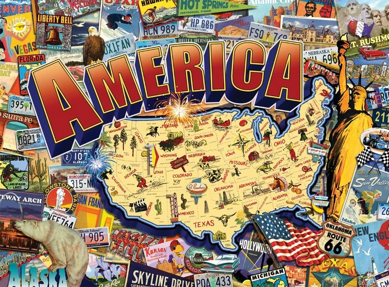 PFG Vintage America (Usage/Used - PUZZLES FOR GOOD)