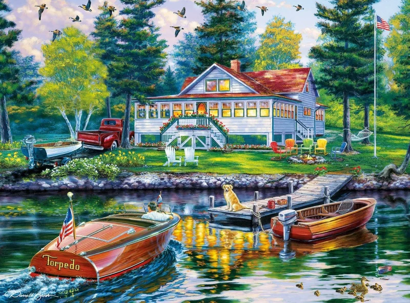 Cottage Retreat, Darrell Bush