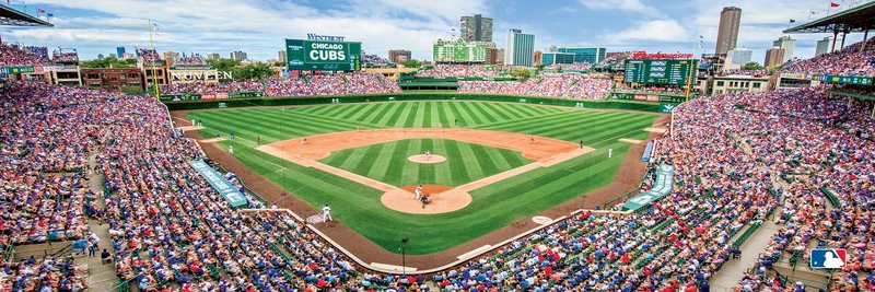 Chicago Cubs: Wrigley Field "The Friendly Confines" (Panoramic)
