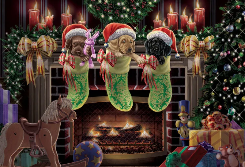 Stocking Puppies, David Hillman