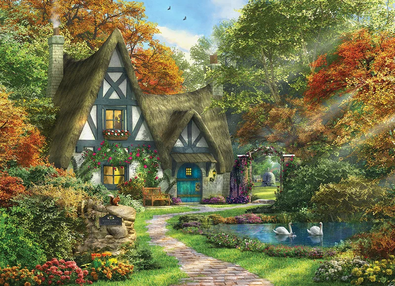 White Swan Cottage, Dominic Davison (300pcs)