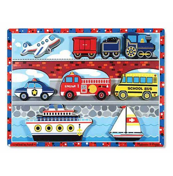 Vehicles Chunky Puzzle (Tray)