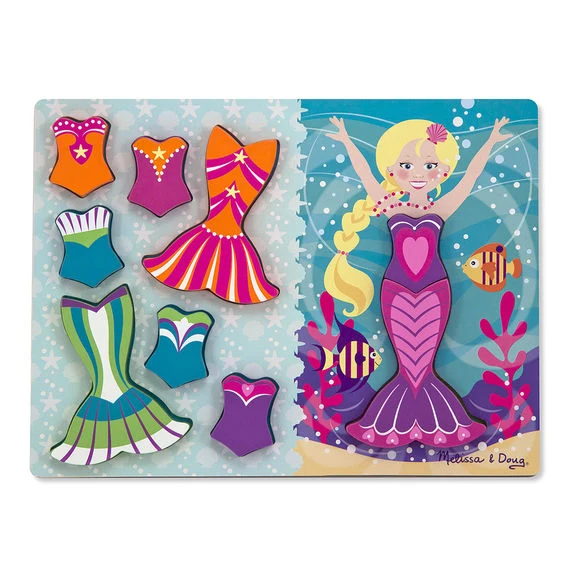 Dress-Up Mermaid, Chunky Puzzle (Tray)