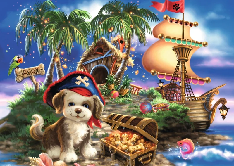 Ravensburger Puppy Pirate, Dona Gelsinger