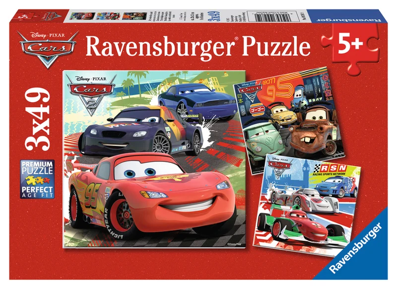 Ravensburger Disney's Cars - World Wide Racing Fun (3 x 49pcs)