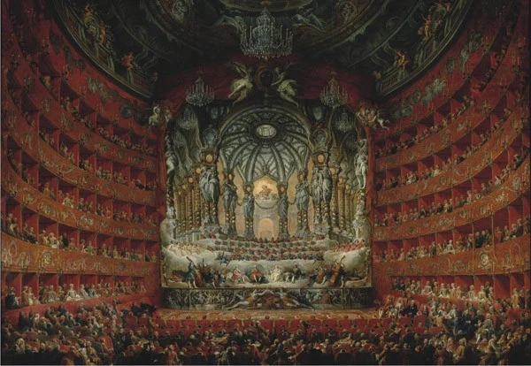 Performance at the Teatro Argentina, Pannini, Giovanni Paolo