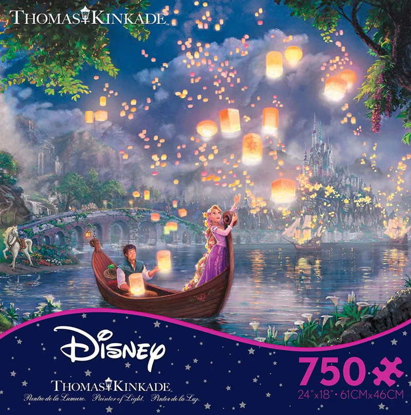 Tangled, Thomas Kinkade - Disney