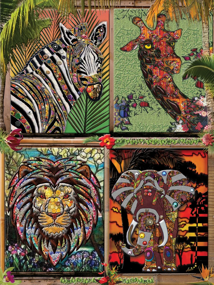 Button Art Safari, Exclusive Collection