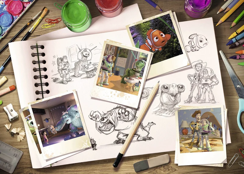 Ravensburger Sketches, Disney - Pixar