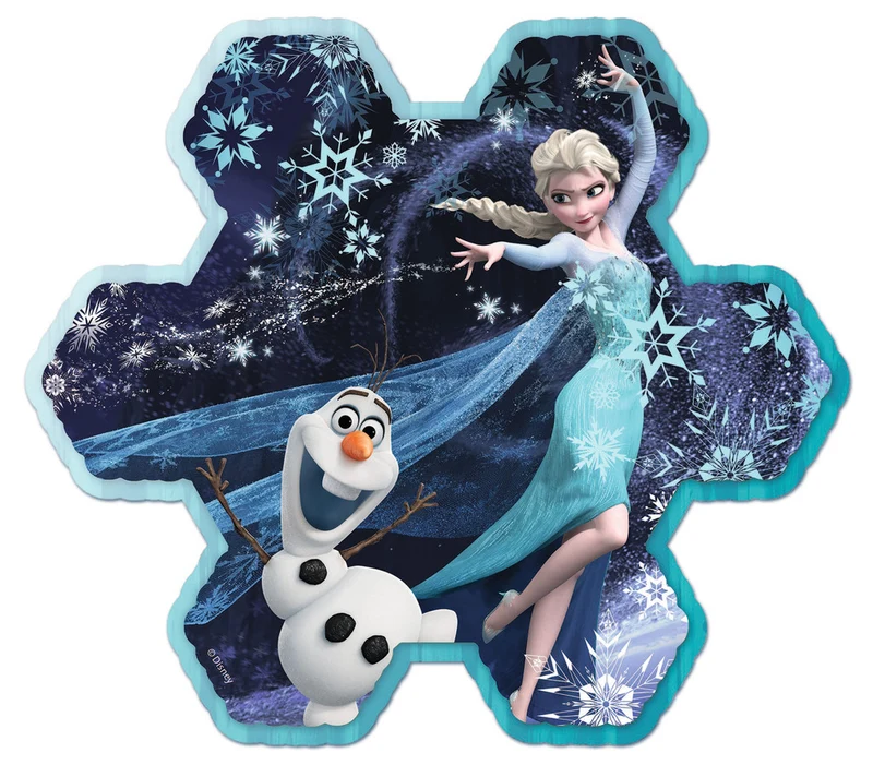 Ravensburger Disney's Frozen: Elsa's Snowflake (Shaped Puzzle w/ Glitter)
