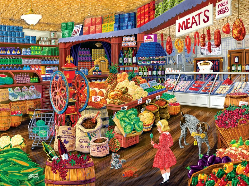 The Corner Grocery, Joseph Burgess