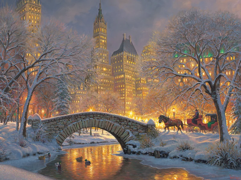 Winter in the Park, Mark Keathley (500pcs)
