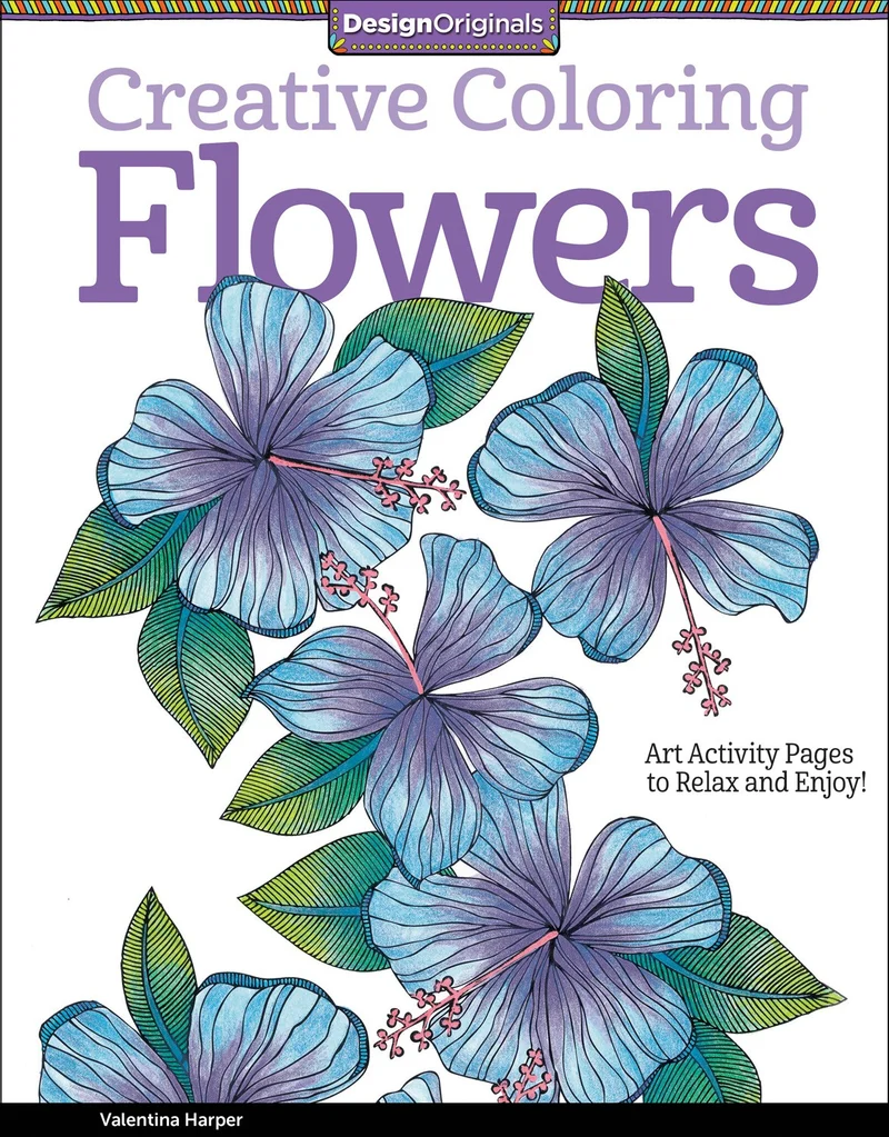 Flowers - Creative Coloring (Coloring book), Valentina Harper