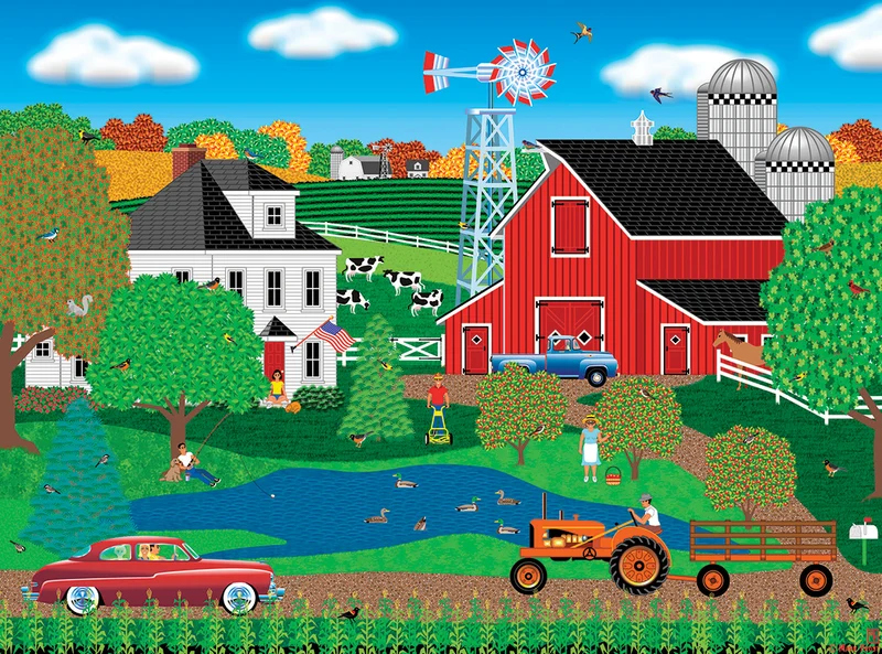 Pleasant Day On the Farm