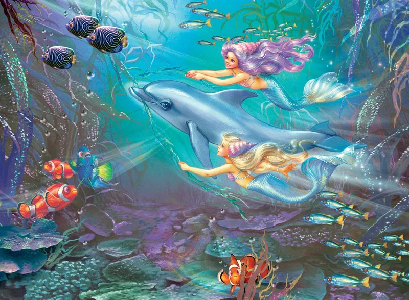 Ravensburger Little Mermaids (Glitter)