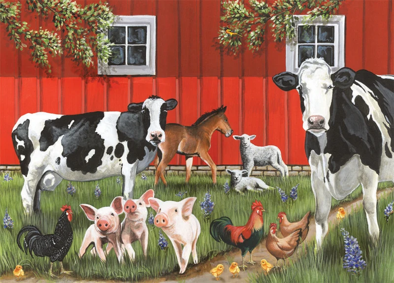 Red Barn Farm (Tray Puzzle)