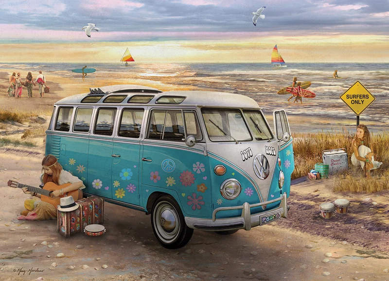 The Love & Hope VW Bus (1963 Volkswagen T1 Samba Bus), Greg Giordano