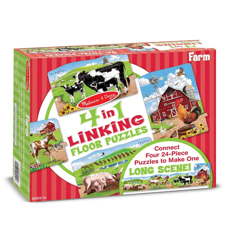 Farm - Linking Floor Puzzle 4-in-1