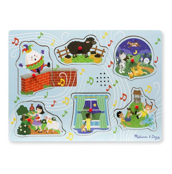 Sing-Along Nursery Rhymes (Peg Tray Puzzle)