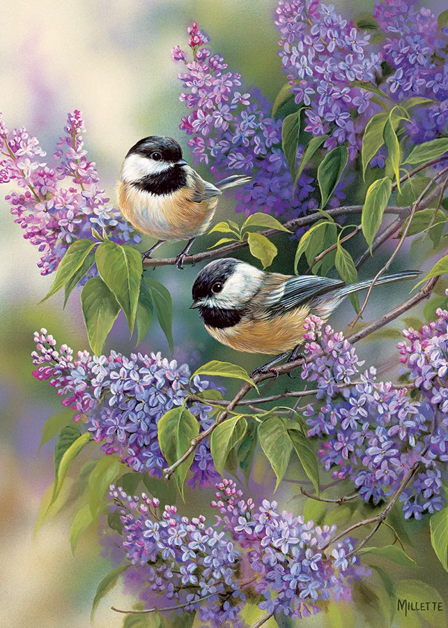 Chickadee Duo (Tray Puzzle)