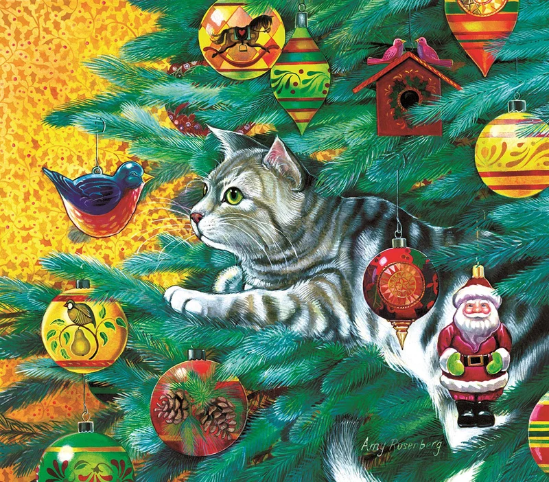 Christmas Tree Cat, Amy Rosenberg