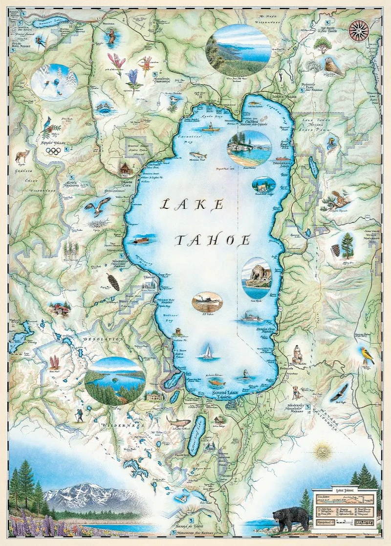 Lake Tahoe - Xplorer Maps