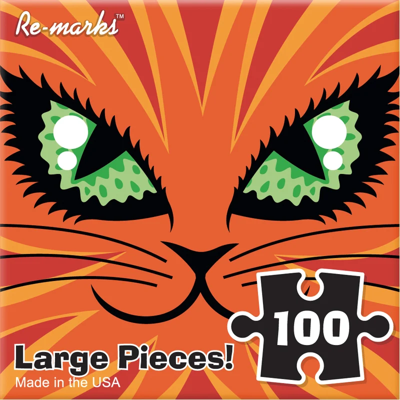 Orange Cat Monster (Cube)