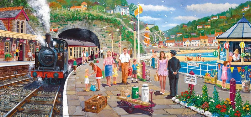 Seaside Train, Derek Roberts