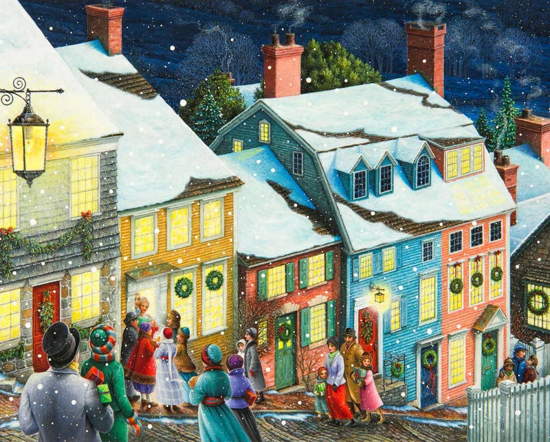 Christmas Carolers, Lynn Bywaters