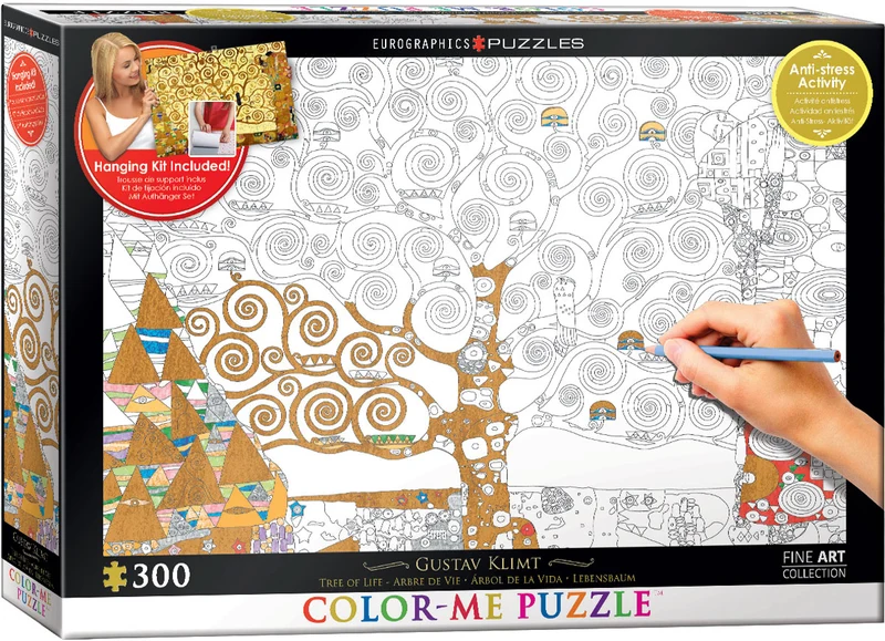 Tree of life, Arbre De Vie - Gustav Klimt (Color-Me Puzzle)
